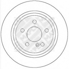 15813 MAPCO Тормозной диск