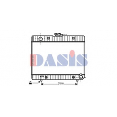 120140N AKS DASIS Радиатор, охлаждение двигателя