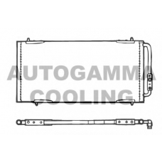 101577 AUTOGAMMA Конденсатор, кондиционер