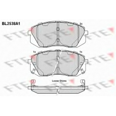 BL2538A1 FTE Комплект тормозных колодок, дисковый тормоз
