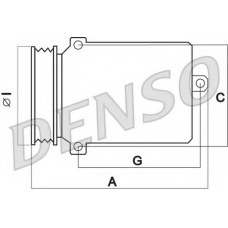 DCP17131 DENSO Компрессор, кондиционер