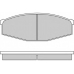 12-0234 E.T.F. Комплект тормозных колодок, дисковый тормоз
