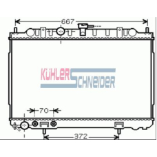 1600961 KUHLER SCHNEIDER Радиатор, охлаждение двигател