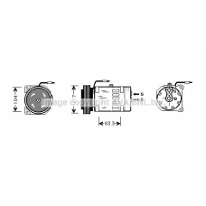 RTK403 Prasco Компрессор, кондиционер