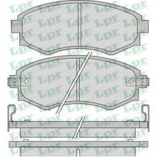 05P1097 LPR Комплект тормозных колодок, дисковый тормоз