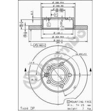 08.7132.10 BREMBO Тормозной диск