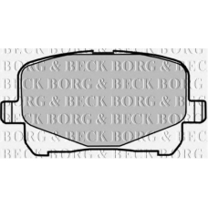 BBP1835 BORG & BECK Комплект тормозных колодок, дисковый тормоз