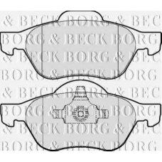 BBP2015 BORG & BECK Комплект тормозных колодок, дисковый тормоз