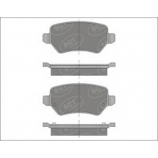 SP 494 PR SCT Комплект тормозных колодок, дисковый тормоз
