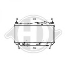 8520803 DIEDERICHS Радиатор, охлаждение двигателя