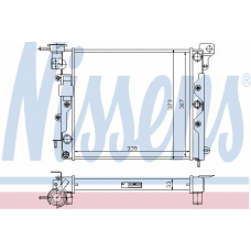 61600 NISSENS Радиатор, охлаждение двигателя