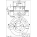 09.9618.14 BREMBO Тормозной диск