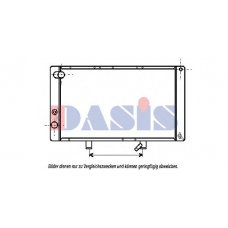 160690N AKS DASIS Радиатор, охлаждение двигателя