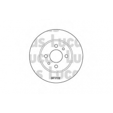 DF1722 TRW Тормозной диск