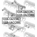 1225-2ACCRL FEBEST Рычаг независимой подвески колеса, подвеска колеса