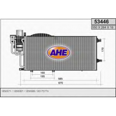 53446 AHE Конденсатор, кондиционер