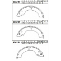 K4231 ASIMCO Комплект тормозных колодок