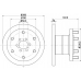 MDC837 MINTEX Тормозной диск