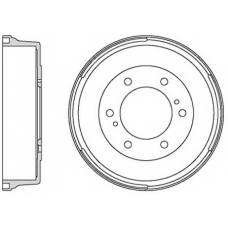 VBD97 MOTAQUIP Тормозной барабан