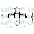 7D0226 LPR Тормозной барабан