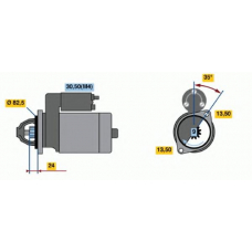 0 001 362 072 BOSCH Стартер