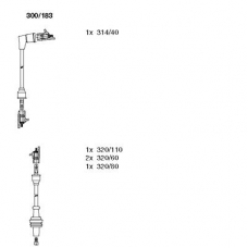 300/183 BREMI Комплект проводов зажигания