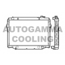 104736 AUTOGAMMA Радиатор, охлаждение двигателя