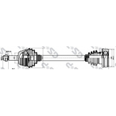 253003 GSP Приводной вал