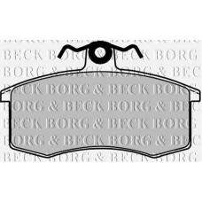BBP1053 BORG & BECK Комплект тормозных колодок, дисковый тормоз