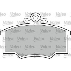 551634 VALEO Комплект тормозных колодок, дисковый тормоз