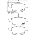 P 23 130 BREMBO Комплект тормозных колодок, дисковый тормоз