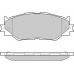 12-1254 E.T.F. Комплект тормозных колодок, дисковый тормоз