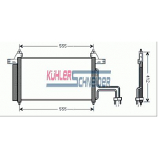 1720111 KUHLER SCHNEIDER Конденсатор, кондиционер