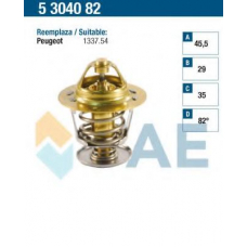 5304082 FAE Термостат, охлаждающая жидкость