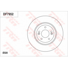 DF7952 TRW Тормозной диск