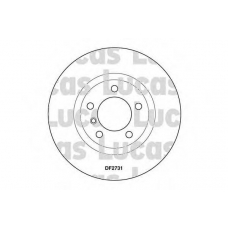 DF2731S TRW Тормозной диск