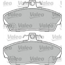 540537 VALEO Комплект тормозных колодок, дисковый тормоз