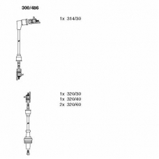 300/486 BREMI Комплект проводов зажигания