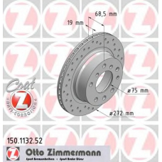 150.1132.52 ZIMMERMANN Тормозной диск