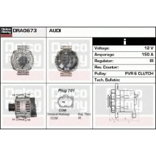 DRA0673 DELCO REMY Генератор