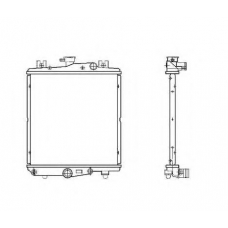 50302 NRF Радиатор, охлаждение двигателя