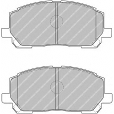 FDB1911 FERODO Комплект тормозных колодок, дисковый тормоз