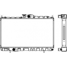 4321-1009 SAKURA  Automotive Радиатор, охлаждение двигателя