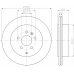 MDC1831 MINTEX Тормозной диск