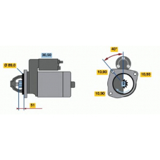 0 001 367 039 BOSCH Стартер