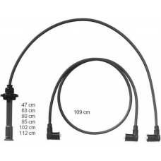 ZEF1037 BERU Комплект проводов зажигания