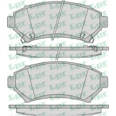 05P1054 LPR Комплект тормозных колодок, дисковый тормоз
