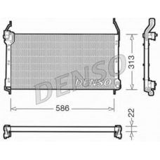 DCN09014 DENSO Конденсатор, кондиционер