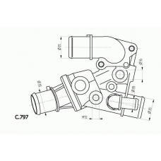 C.797.80 BEHR Термостат, охлаждающая жидкость