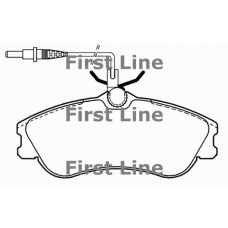 FBP3226 FIRST LINE Комплект тормозных колодок, дисковый тормоз